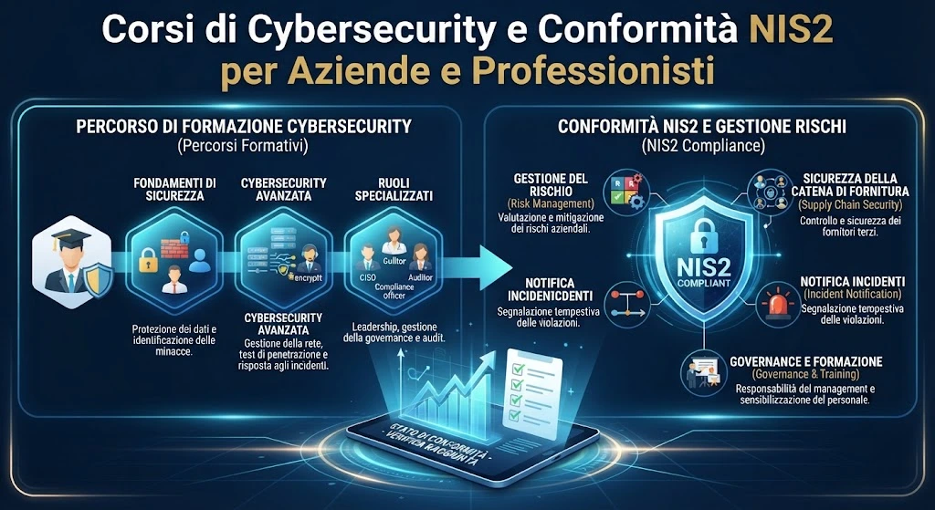 Corsi di Cybersecurity e Conformità NIS2