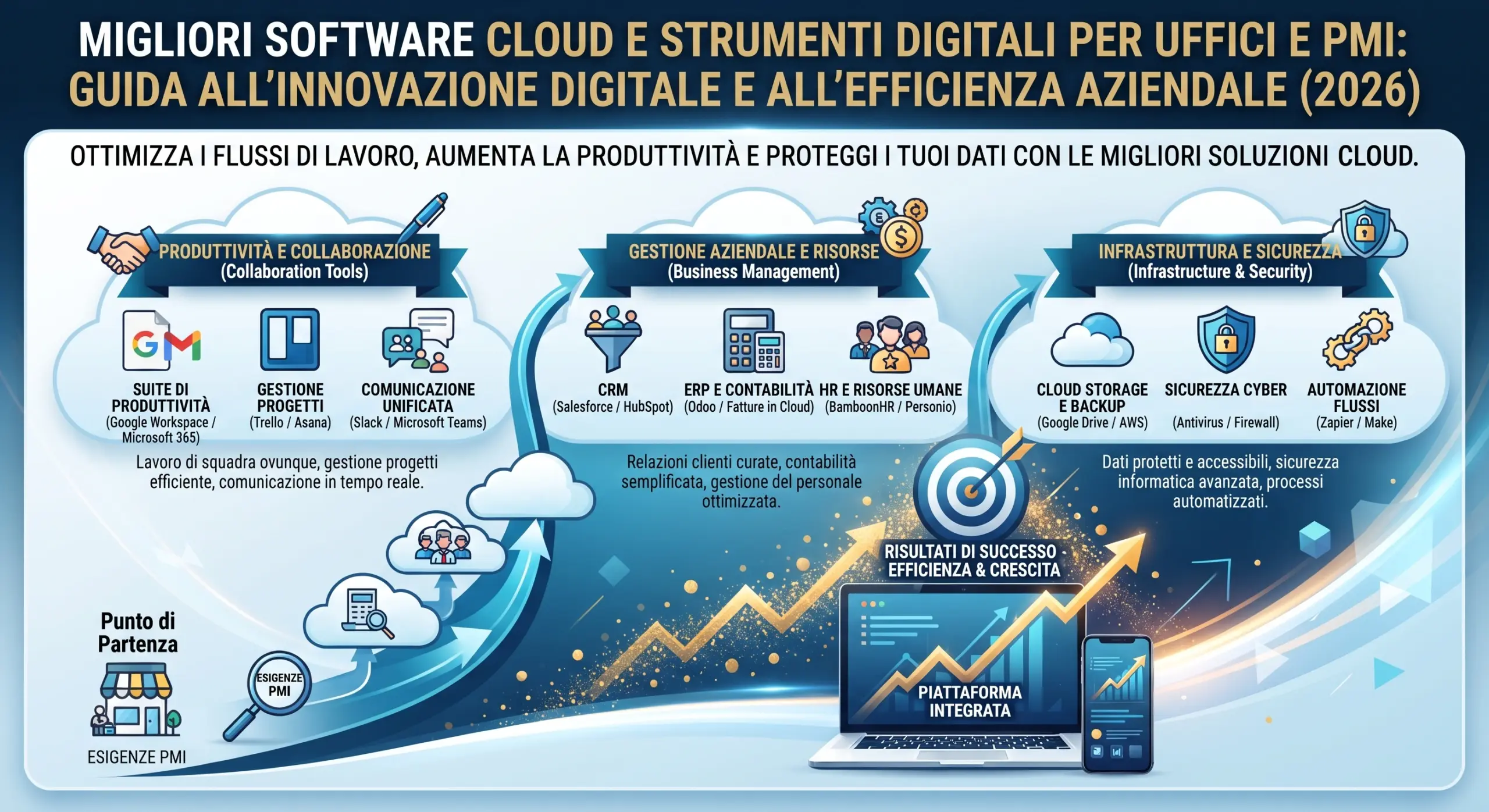 Migliori Software Cloud e Strumenti Digitali per Uffici e PMI