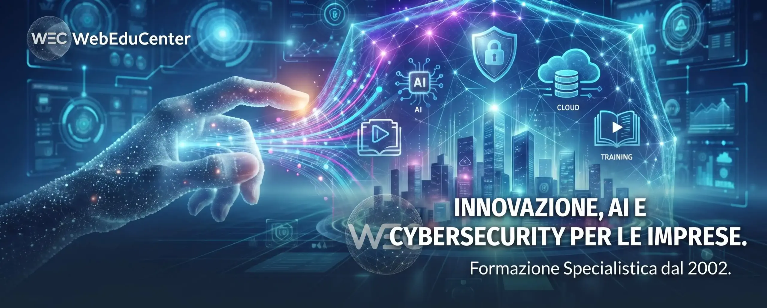 Web Educenter Innovazione Digitale, Formazione AI e Cybersecurity per Professionisti e PMI